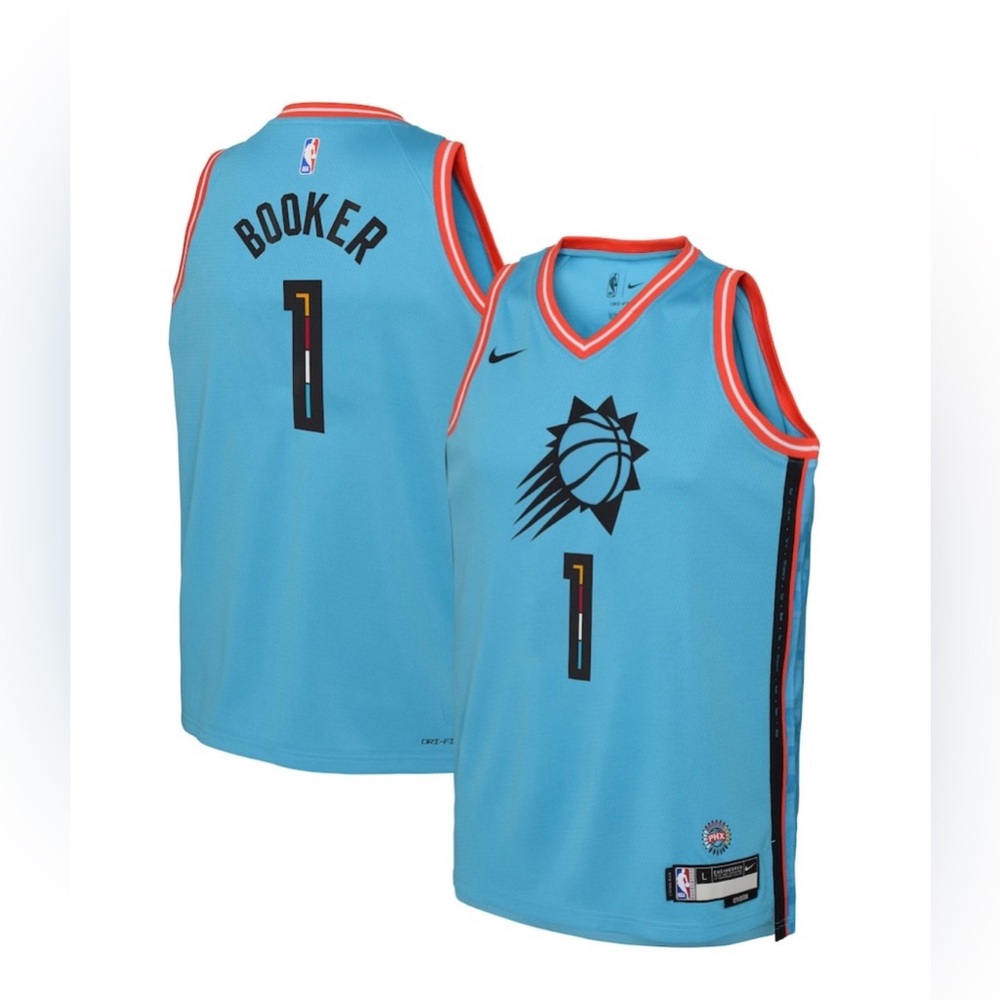 Nike Devin Booker Phoenix Suns 2022/23 City Edition Dri-FIT Swingman jersey